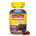 Nature Made Elderberry s vitamínem C a zinkem, Dietní dodatek pro imunitní podporu, 60 Elderberry Gummies, 30 Day Supply