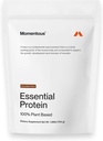 Momentous Essential Vegan Protein Powder - 20g Plant Based Protein - NSF Certified, Gluten- Free, Non- GMO, 20 Servings for Essential Everyday Use, Chocolate