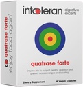 Intoleran Quatrase Forte Digestivní Enzymy - 36 Kapsle 124; Vysoce dávkovaný dodatek pro FODMAP Intolerance FODMAP 124; Pomáhá diagnostikovat laktózu a komplexní sacharidy * Pure & Vegan FODMAP