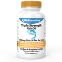 Dribuas 2000mg Triple Strength Omega 3 Fish Oil s EPA a DHA, 180 Bezproblémových Softgels