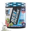 BPI Sports Best Creatine - Creatine Monohydrát Prášek pro muže a ženy, Himalájská sůl - Síla, čerpadlo, Vytrvalost, růst svalů, Muscle Definition, No Bloat - Kiwi Strawberry - 50 Služeb - 9.07 Oz