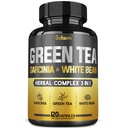 Green Tea Extract Pill EGCG 16000Mg per Serving with 12000Mg Green Tea, 2000Mg Garcinia Cambogia & 2000Mg White Kidney Bean - Support Body Balance, Heart & Imunitary Health - 120 Kapsle 2 Měsíční dodávky