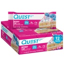 Quest Nutrition Birthday Cake Protein Bars, 20g Protein, 1g Cukr, 4g Net Carbs, Gluten Free, Keto Friendly, 12 Počet