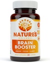 Natures Wellness Brain Booster CLAS124; Natural Cognitive Enhancer pro zvýšení koncentrace, paměti a duševní jasnost CLAS124; Nootropics Brain Supplement CLAS124; DMAE, Rhodiola Rosea Extract, Bacopa Monnieri, Ginkgo Biloba