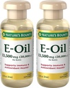 Nature 's Bounty Vitamin E Oil, podporuje imunitní a antioxidant, 30,000IU vitaminu E, Topical nebo oral, 2.5 fl Oz (balení po 2)