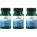 Swanson Lutein & Zeaxanthin Synergistické oční vidění Retina Macula dodatek (Lutein 20 mg & OmniXan Zeaxanthin 2 mg) 60 Softgels Sgels (3 balení)