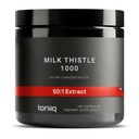 Toniiq Milk Thistle - Ultra High Potency 50: 1 Extrakt s 80% Silymarin - Vysoce koncentrovaný - Third- Party Lab Tested - 240 Kapsle
