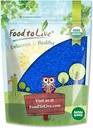 Potraviny pro živé organické modré Spirulina Powder, 4 litry - Non- GMO, čistý surový blue- zelené řasy Extract, Vegan, Non- ozářené, Skvělé pro šťavnatosti, Smoothies, Shakes, Drinky, a potravinářské barvy