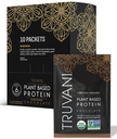 Truvani Vegan Pea Protein Powder 124; Čokoláda 124; 20g Organic Plant Based Protein 124; Single Serving Travel Packets 124; 10 Servings CLAS124; Keto CLAS124; Gluten & Dairy Free CLAS124; Low Carb CLAS124; No Add Sugar