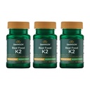 Swanson Maximální síla vitamin K2 (Menachinone- 7) -vitamin dodatek Podpůrné kardiovaskulární a kostní zdraví-Vyrobeno z japonského Natto pomoci regulovat vápník (30 Softgels, 200mcg každý) (3 balení)