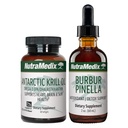 NutraMedix Brain Support Bundle - Obsahuje TG a Burbur Pinella Liquid Drops pro Cognitive Health, Detox a Brain Support - 2-Díl Supplement Set pro Cognitive Support
