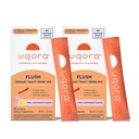 Uqora Flush - Močový trakt * s D- Mannose, Vitamin C, Vitamin B6, Draslík, hořčík & vápník - Gluten- Free & Vegan - Pink Lemonade Flavor - 20 Packets (2 balení)