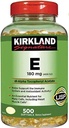 Podpis Kirkland Vitamin E 180mg, 500 Softgels