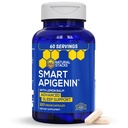 Přirozený STACKS Apigenin Doplněk pro spánek - 50mg Apigenin & 600mg Lemon Balm - Melatonin zdarma Spící pomůcka - s výtažkem Vášně Květiny pro podporu stresu * - 120 Lemon Balm Kapsle