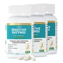 800mg Digestivní enzymy pro muže a ženy s probiotiky a prebiotiky, 8 klíčových enzymů, proteáza, Amyláza & Lipáza 124; 270 Kapsle - 90denní zásoba pro floating & Gas Relief - Non- GMO
