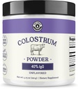 Colostrum Powder 40% IgG - USA Sourced Bovine Colostrum dodatek pro imunitní podporu, Gut Health, Muscle Recovery, a celkově Wellness - Single Ingredient, No Additives, Non- GMO - 60 porcí