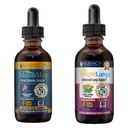 MunoMax & Bright Lungs - Additional Immunication & Lung Supplement - Liquid Delivery for Better Absorption - Elderberry, Lobelia, Echinacea, Turmeric, & Více!