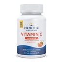 Nordic Naturals Vitamin C Gummies, Tart Tangerine - 60 Gummies - 250 mg Vitamin C - Imunitní podpora, Antioxidant Protection, Child Growth & Development - Non- GMO, Vegan - 30 Služeb