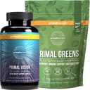 Primal Harvest Green Powder & Vision doplňky pro ženy a muže Vision and Eye Support Complex with Lutein, Zeaxanthin Bundle