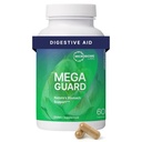 Microbiome Labs MegaGuard Gut Zdravotní doplňky - Zázvorová kořenová, Licorice Root & Artyčok Leaf Extract na podporu trávicího zdraví a příležitostný plyn - pro ženy, muže a děti 8 + (60 Kapsle)