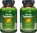 Irwin Naturals Whole Body Turmeric + Curcumin C3 Complex - 60 Liquid Soft- Gels, Pack of 2 - Podporuje Whole- Body Wellness - 60 Celkem Service