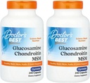 Doctor 's BEST, (2 Pack Glucosamine Chondroitin MSM s OptiMSM, 240 Veggie Caps