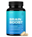 Nootrix Brain Boost Nootropní dodatek 124; Podporuje paměť, duševní soustředění, kognitivní zdraví a energie 124; Podporuje zdravé mood & funkce mozku 124; Ginkgo Biloba & DMAE 124; 60 Kapsle