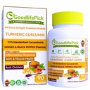 Premium kurkumové kapsle s Ginger a Black Pepper. Kurkumin 95% Kurkuminoidy a zázvorové root Allnatural NonGMO NO Rice Powder NO Stearate NO Silica NO Gluten 90ct