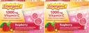 Emergen-C (30 hrabě, Malina Flavor, 1 měsíc Supply Dietní doplněk Fizzy Drink Mix s 1000mg vitaminu C, 0.32 Ounce Packets, kofein zdarma (balení po 2)