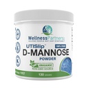 Nyní nový UTI- Slip D Mannose Non GMO Organic Source Powder 130g sklenice.