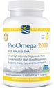 Nordic Naturals ProOmega 2000, Lemon Flavor - 2150 mg Omega33 - 60 Soft Gels - Ultra highhigh- Potency Fish Oil - EPA & DHA - Promotes Brain, Eye, Heart, & Imunitary Health - Non- GMO - 30 Servings