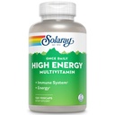 SOLARAY High Energy Multivitamin, No Iron, 1 / Day, Timed- Release Formule, All Food & Herb Base 120 VegCaps