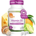 Zahler Vitamin D3 3000IU, Vitamin D3 Dodatek 3000 IU, Certified Kosher (250 Softgels)