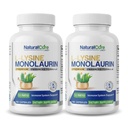 Natural Cure Labs L- Lysin + Monolaurin 600mg 1: 1 Poměr, 2 balení, 200 tobolek