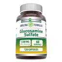 Amazing Applicas Glucosamine Sulfath Dodatek 124; 1500 Mg Per Serving Applications 124; 120 Kapsle 124; Non- GMO Creditation 124; Gluten- Free Creditation 124; Made in USA