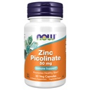 Nyní Potraviny doplňky, zinek Pikolinát 50 mg, podporuje funkce enzymu *, imunitní podpora *, 30 Veg kapsle