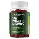 Saw Palmetto pro muže Gummies - DHT Blocker dodatek pro zdraví vlasů a mužský vzorkovaný plešatění - 60 Počet - Podporuje Skalp a Prostate Wellness - Malina Flavor - Vegan, Non- GMO, 1 měsíc Dodávka