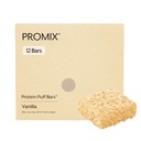 ProMix Nutrition Protein Puff Bars, 12- Pack - Madagaskar Vanilla - Marshmallow Crispy Treat - Great Ochutnávání a zdravé na Go Snack - High Protein & Low Calorie - Non-GMO & Free From Gluten, Soy, & Corn.