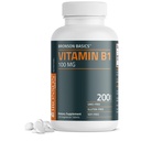 Bronson Vitamin B1 100mg, Non- GMO, 200 Vegetariánských tablet