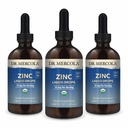 Dr. Mercola zink Liquid Drops - Podporuje imunitní a organové zdraví - 15 mg organické zinek Liquid Drops - USDA Organic - Non- GMO, gluten- Free & Soy- Free - 3.88 fl oz (3 Pack)