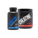 Socha národa V Shred Burn PM a Premium Creatine Fruit Punch Powder