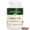 Real Houby Turecko Tail Kapsle pro zvířata v zájmovém chovu - Cat Probiotika & Dog Vitamíny - Organic Houby Dodatek pro psy & Kočky - Podporuje denní rovnováhu & Well- Being Non- GMO, 90 ct