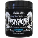 Šílený Labz Psychotic Black Edition Mid Stimulant Pre Workout Powder, Energy Focus čerpadla, Naložené s Creatine Beta Alanine Tauine Fueled by AMPiberry, 35 Služebnictví (Blue Raspberry) - habs.com - Montreal Canadiens Fanoušci Mezinárodní