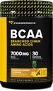 Primaforce BCAA Powder (Ananas Mango) (30 Servings) - 7000MG 2: 1: 1 BCAA, Post- Workout Recovery drink s aminokyselin a skutečnou sůl pro muže a ženy