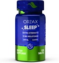 ORZAX Sleep - Melatonin 5 mg, vitamin B6 & 5-HTP dodatek - Restful Sleep Vitamíny pro dospělé (120 tablet)