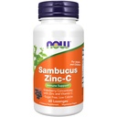 Nyní Potraviny doplňky, Sambucus Zinc-C s Elderberry koncentrát a vitamín C, 60 Lozenges
