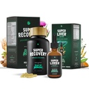 Super Recovery & Super Játra pouzdro - Všechny přírodní vyčištění jater Detox & opravy