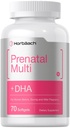 Horbäach Ženský Prenatal Multivitamin s DHA, Železo a kyselina listová CLAS124; 70 Softgels CLAS124; Non- GMO & Gluten zdarma