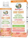 MaryRuth Organics Gray Guard Liposomal, Podporuje přírodní barvu vlasů, s Copper & Pantothenic Acid, Svatá bazalka & Tradiční Byliny, Vitamin E & Vitamin B pro celkové zdraví, Ages 18 +, 15.22 Fl oz