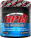 Pre Workout Powder for Energy and Focus - EVL RPM Energy Pre Workout Energy Drink Powder with Betaine Alanin Caffeine and Theacrin - Předcvičení Powder Drink for Amplified Performance (Blue Raz)